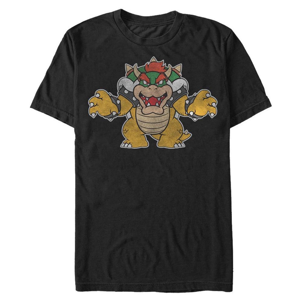 商品Nintendo|Nintendo Men's Super Mario Just Bowser Short Sleeve T-Shirts,价格¥176,第1张图片