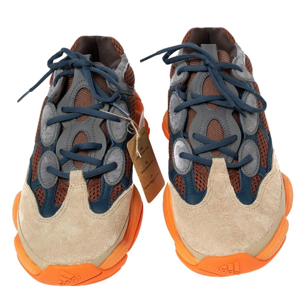 商品YEEZY|Yeezy x Adidas Multicolor Mesh And Suede 500 Enflame Sneakers Size 45 1/3,价格¥2220,第3张图片详细描述