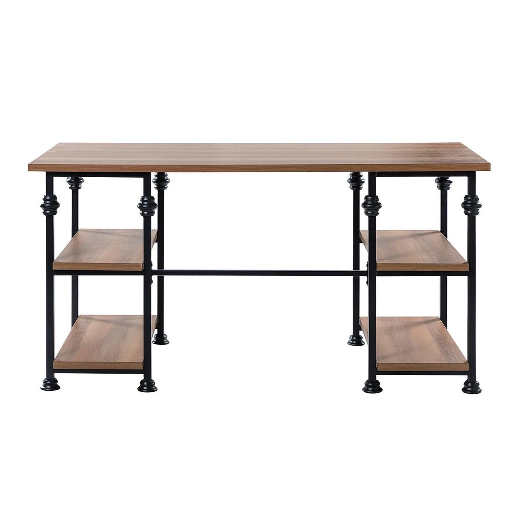 商品Tina's Home|Eldar Contemporary Modern Adjustable Desk with a powder-coated metal frame,价格¥3475,第4张图片详细描述