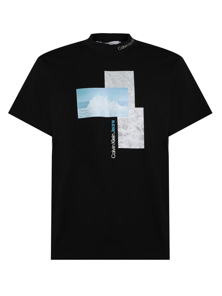 Calvin Klein T-shirt With Ck Print商品第1张图片规格展示