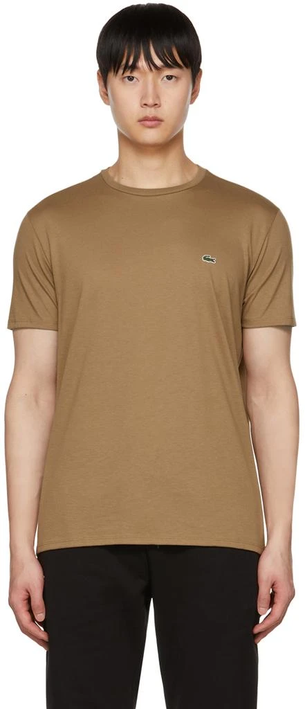 商品Lacoste|Brown Classic T-Shirt,价格¥219,第1张图片