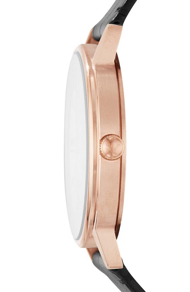 商品Emporio Armani|His & Hers Quartz Leather Strap Watch Set,价格¥1543,第4张图片详细描述