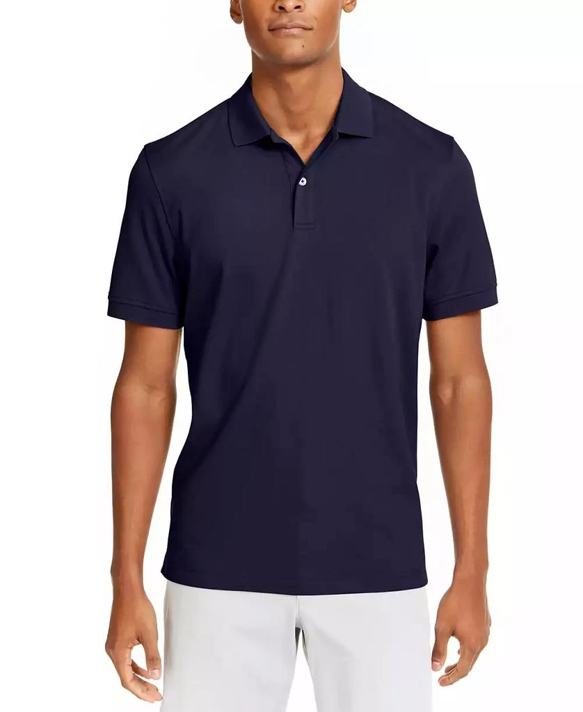 商品Club Room|Men's Soft Touch Interlock Polo, Created for Macy's,价格¥111,第1张图片