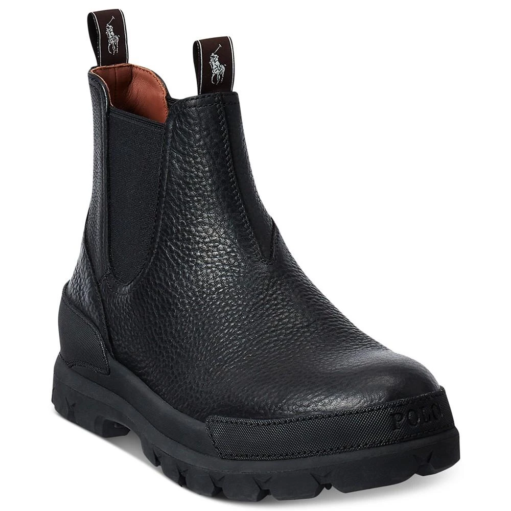 商品Ralph Lauren|Men's Oslo Tumbled Leather Chelsea Boots,价格¥479,第1张图片