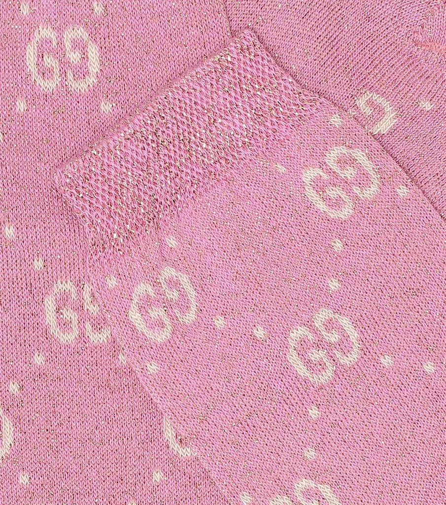 商品Gucci|金属丝面料棉质混纺袜子,价格¥859,第2张图片详细描述