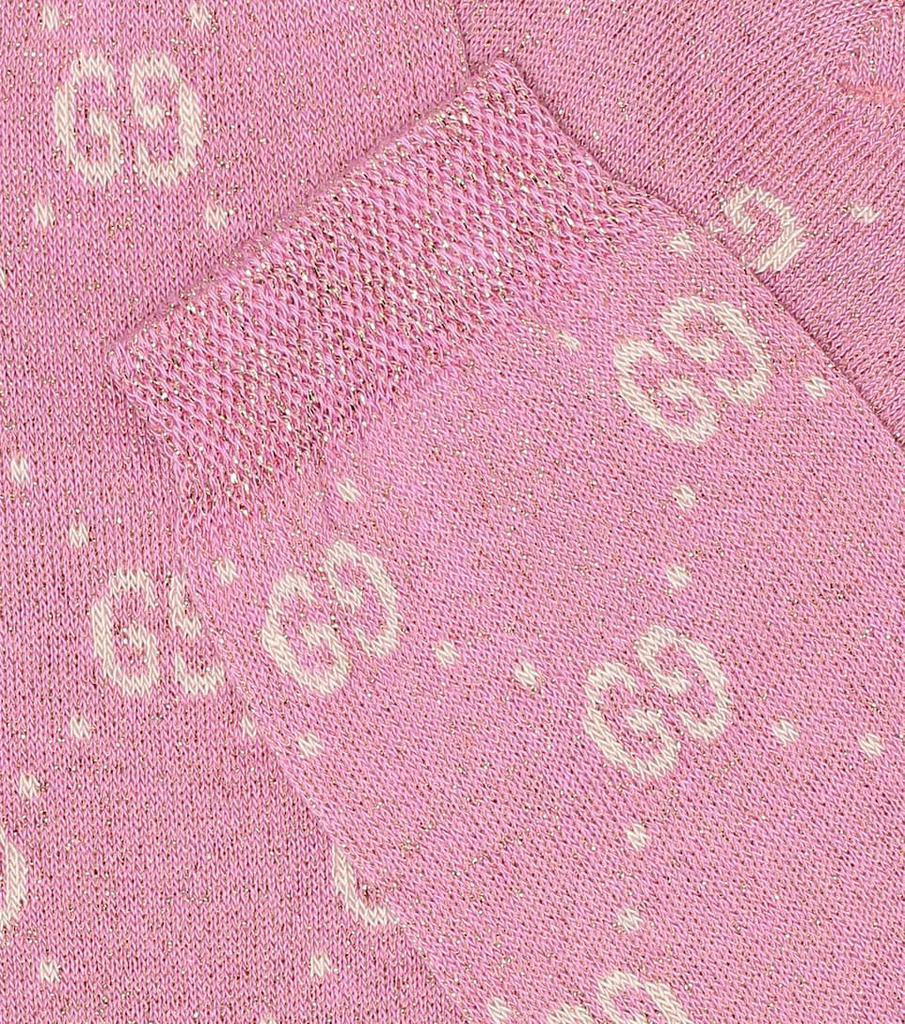 商品Gucci|金属丝面料棉质混纺袜子,价格¥781,第4张图片详细描述