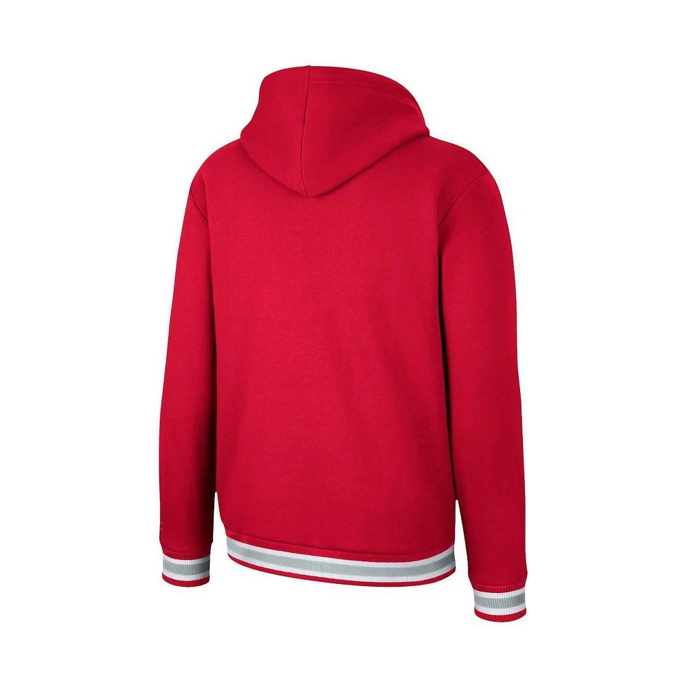 商品Colosseum|Men's Scarlet Ohio State Buckeyes Varsity Arch Pullover Hoodie,价格¥361,第2张图片详细描述