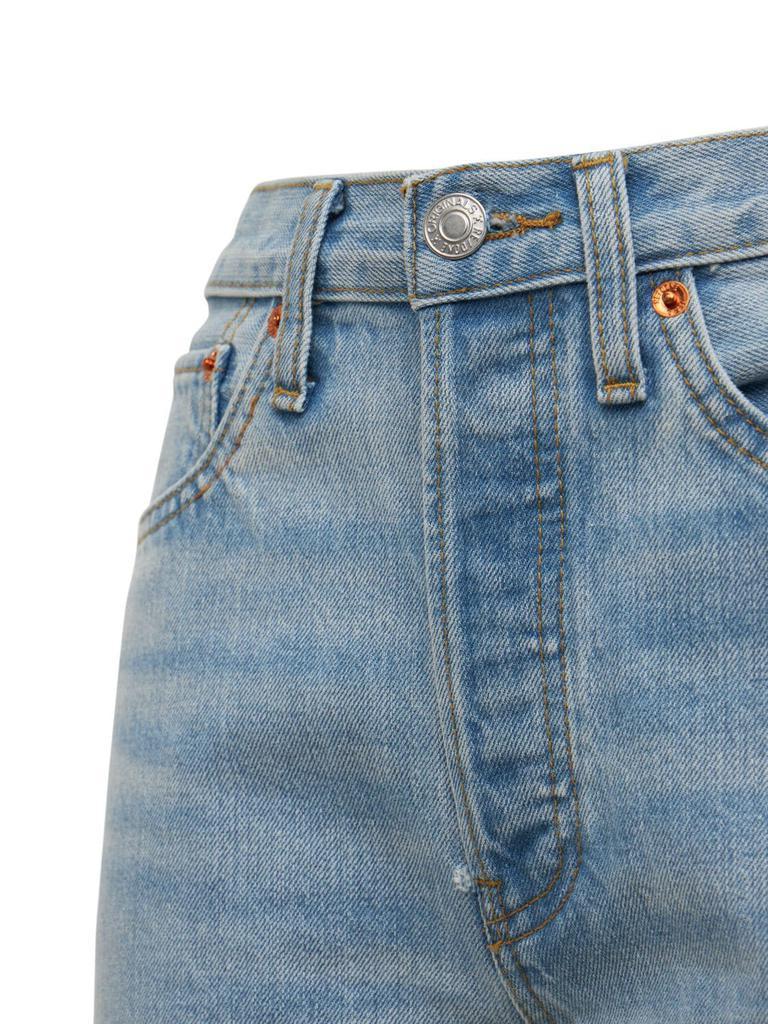 商品Re/Done|70s Stove Pipe Denim Jeans W/ Rips,价格¥3198,第6张图片详细描述