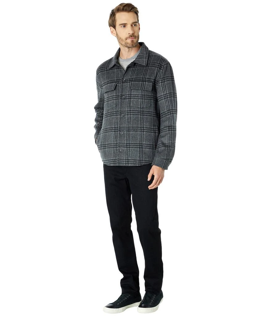 商品Vince|Triple Check Plaid Overshirt,价格¥3498,第4张图片详细描述