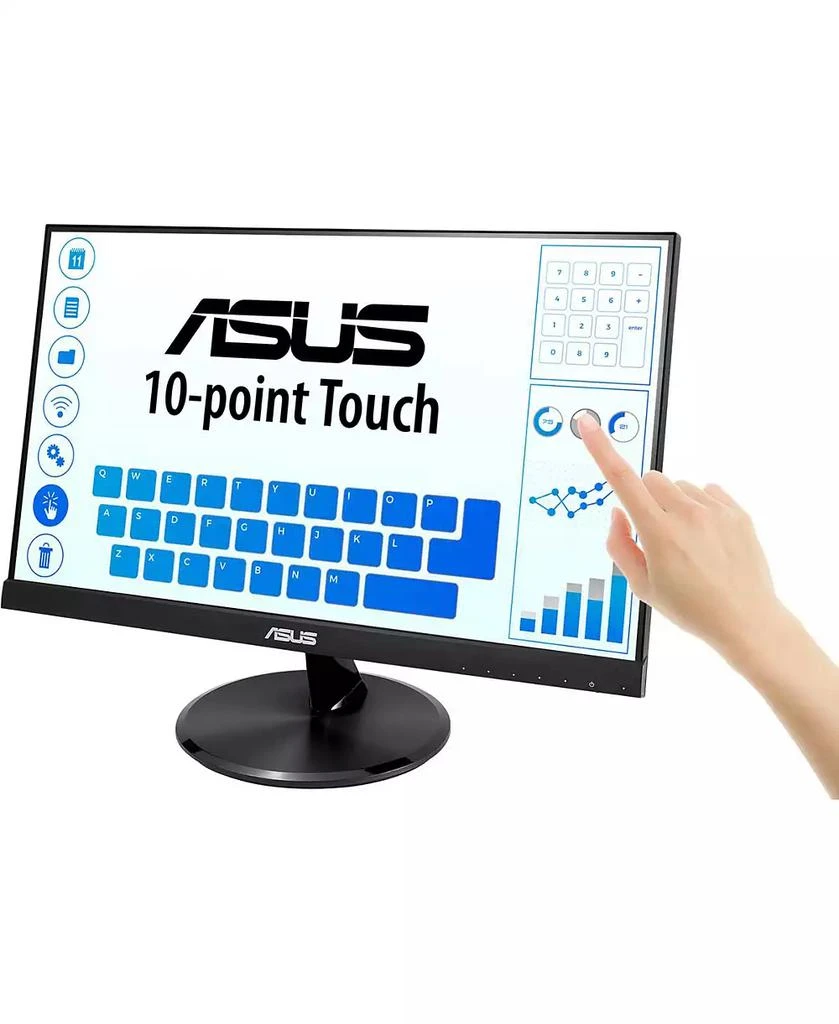 商品ASUS|VT229H 21.5 in. Widescreen USB Touchscreen LED LCD Monitor with Speakers - Black,价格¥2196,第3张图片详细描述