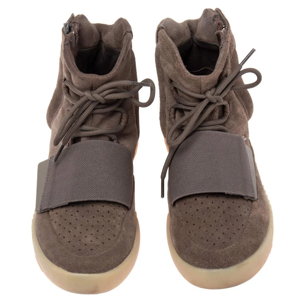 商品[二手商品] YEEZY|Yeezy x Adidas Brown Suede 750 High Top Sneakers Size 41 1/3,价格¥3248,第3张图片详细描述
