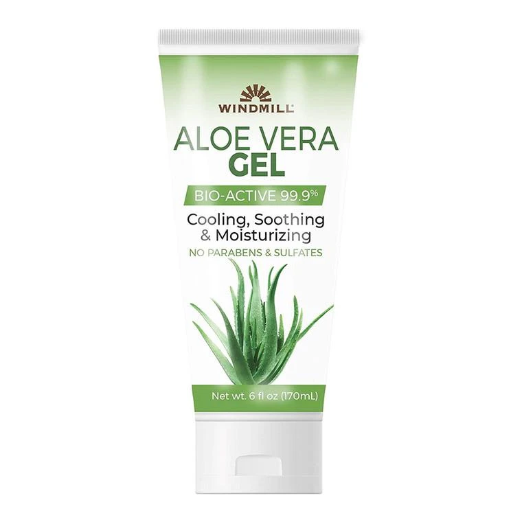 商品Windmill Vitamins|Windmill Aloe Vera Moisturizing Gel Bio Active 99.9%, 6 Oz,价格¥47,第1张图片