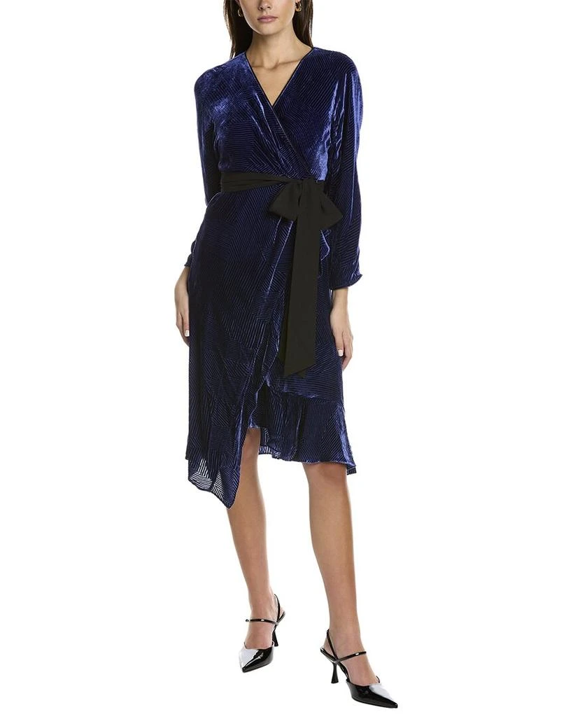 商品[国内直发] Diane von Furstenberg|【破损开裂】Diane von Furstenberg Tulisa Two Silk-Blend Wrap Dress,价格¥839,第1张图片