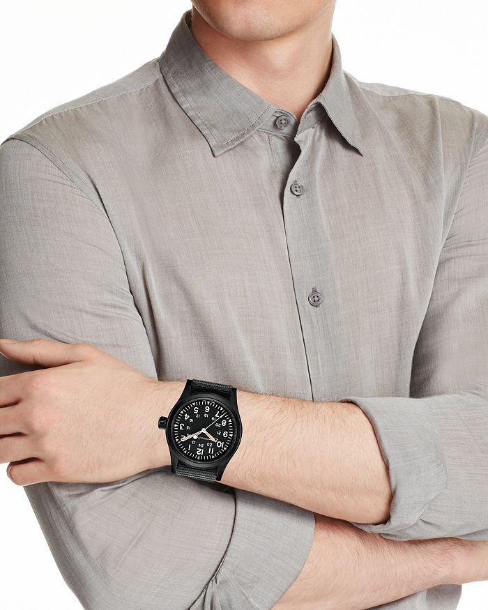 商品Hamilton|Mechanical Khaki Field Watch, 38mm,价格¥4079,第4张图片详细描述