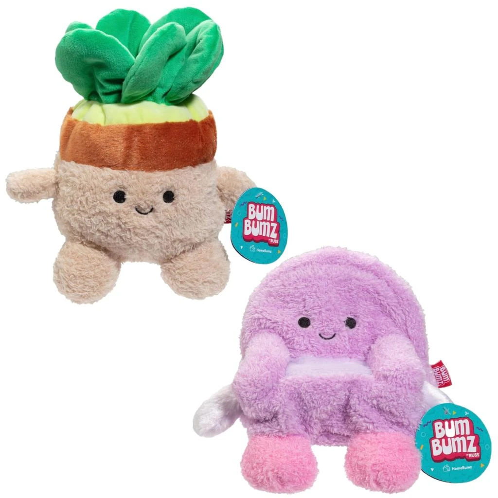 商品BumBumz|BumBumz Large 7.5" Plush 6-Pack - Oven Olan, Refrigerator Reina, Slow Cooker Sergio, Coffee Pot Colton, Recliner Ralph, Succulent - Soft Stuffed Animal Toy - Gift for Kids, Girls, Boys - 3+,价格¥166,第3张图片详细描述
