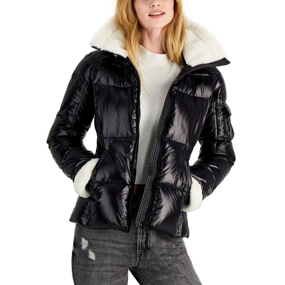 商品SAM.|Callie Faux-Sherpa-Trim Down Puffer Coat,价格¥1396,第1张图片