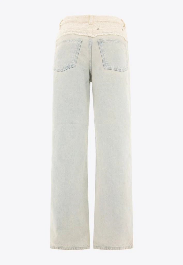 商品Givenchy|Oversized Denim and Tweed Jeans,价格¥7665,第2张图片详细描述