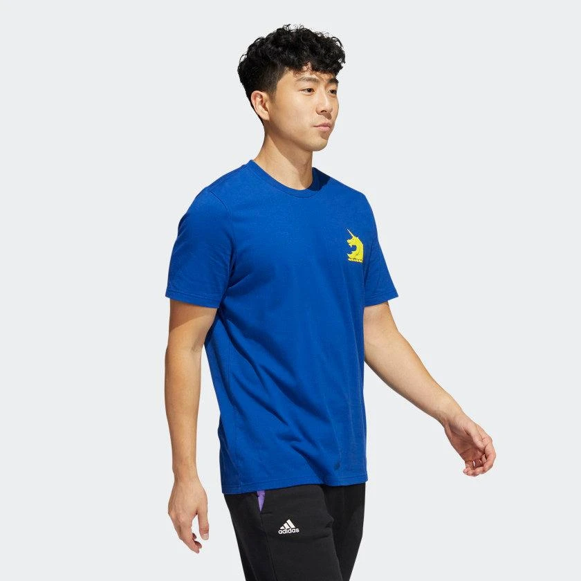 商品Adidas|Men's adidas Boston Marathon 2022 Logo Tee,价格¥139,第4张图片详细描述