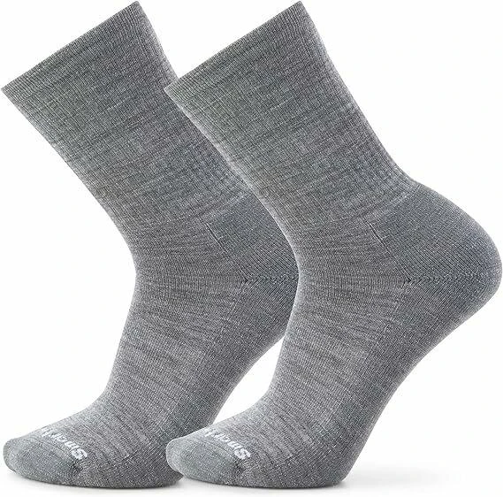 商品SmartWool|Everyday Solid Rib Crew 2 Pack Socks,价格¥193,第1张图片