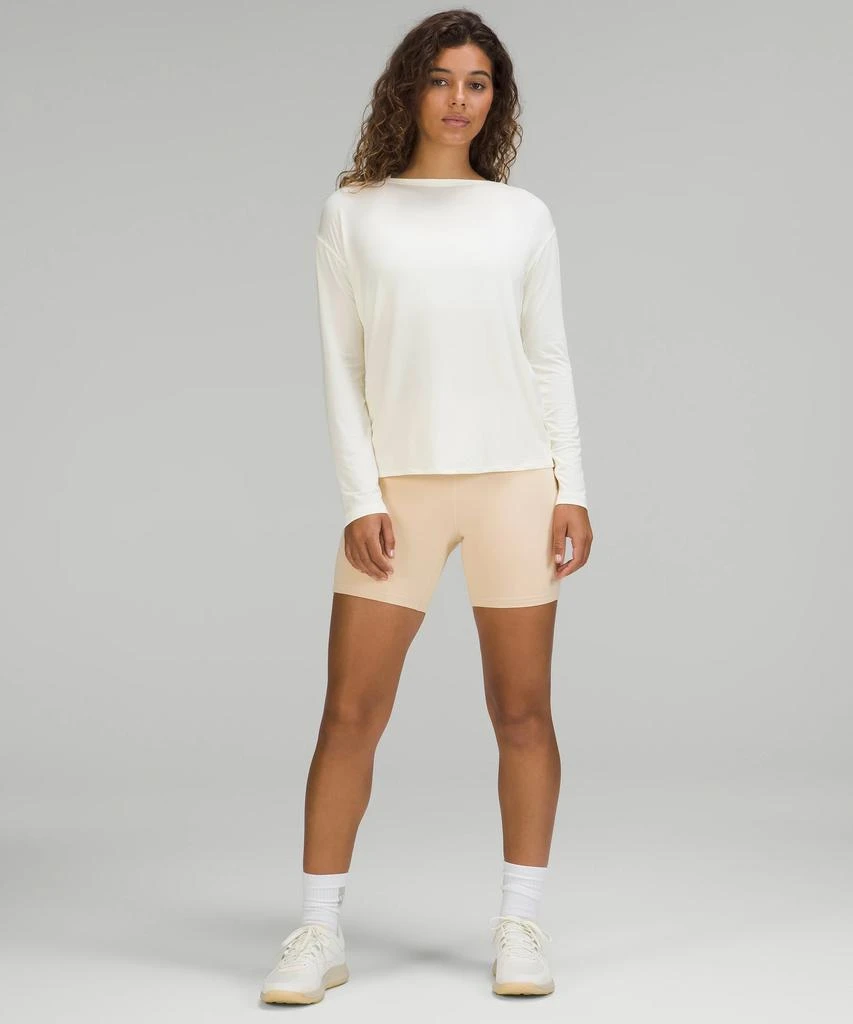商品Lululemon|Modal-Blend Open-Back Long Sleeve Shirt,价格¥352,第4张图片详细描述