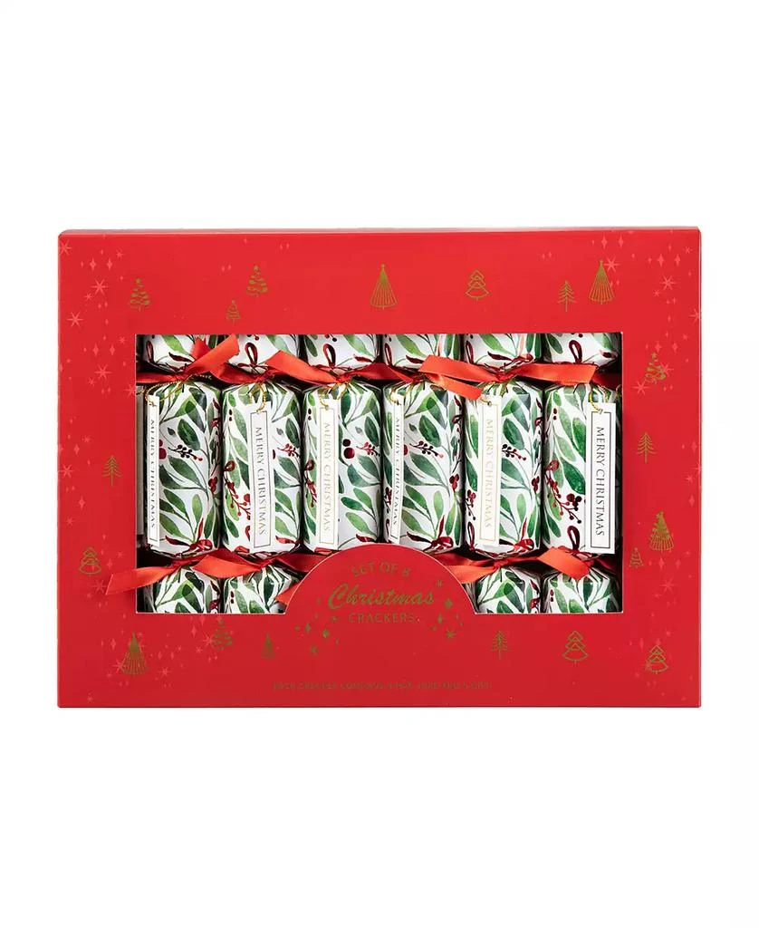 8PK 1.50''D X 10.00''H Christmas Holy Leaves Party Cracker with Gift Contents 商品