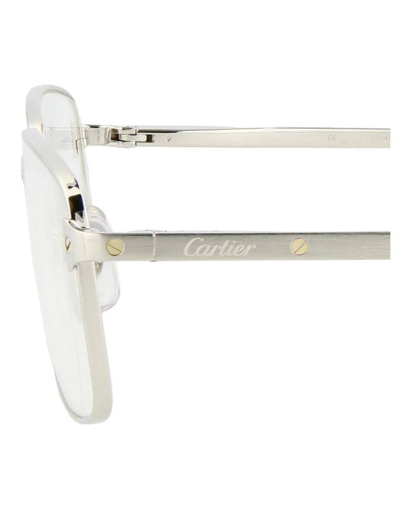商品Cartier|Square-Frame Metal Optical Frames,价格¥1780,第4张图片详细描述