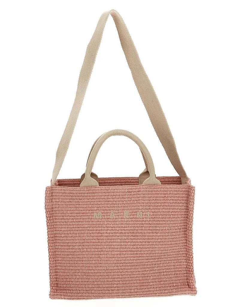 商品Marni|Raffia Effect Small Tote Bag,价格¥3714,第1张图片