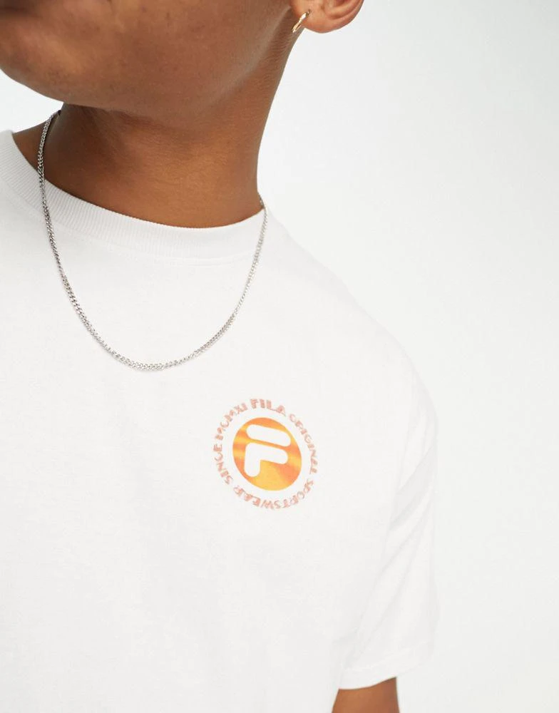 商品Fila|Fila Haze oversized t-shirt with back print in grey,价格¥203,第4张图片详细描述