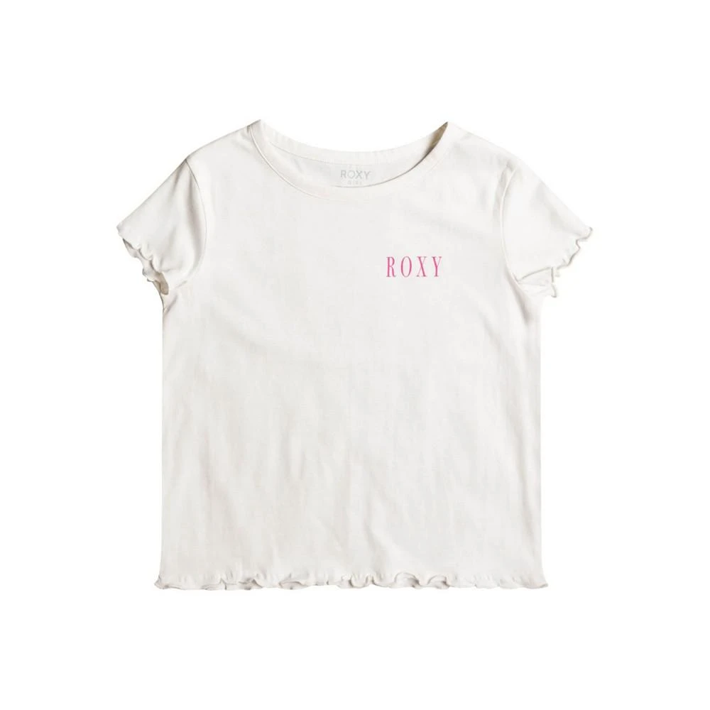 商品Roxy|Toddler Girls Ruffled Edge T-shirt,价格¥49,第1张图片
