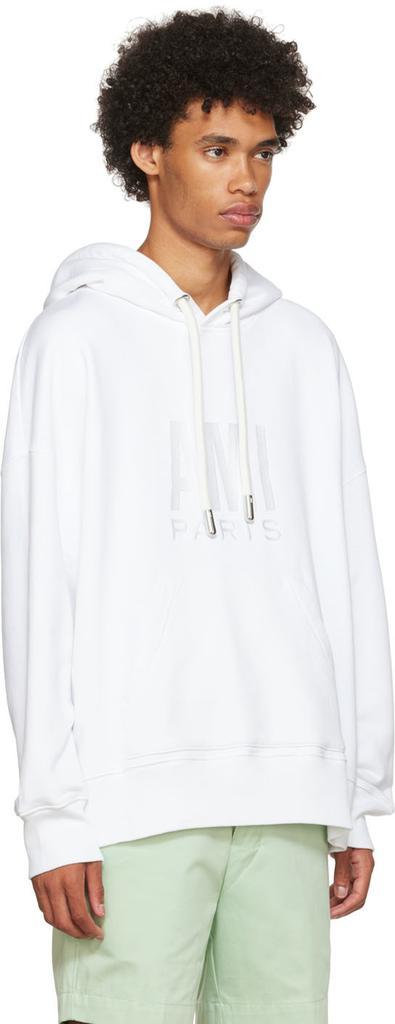 商品AMI|White 'Ami Paris' Hoodie,价格¥2351,第4张图片详细描述