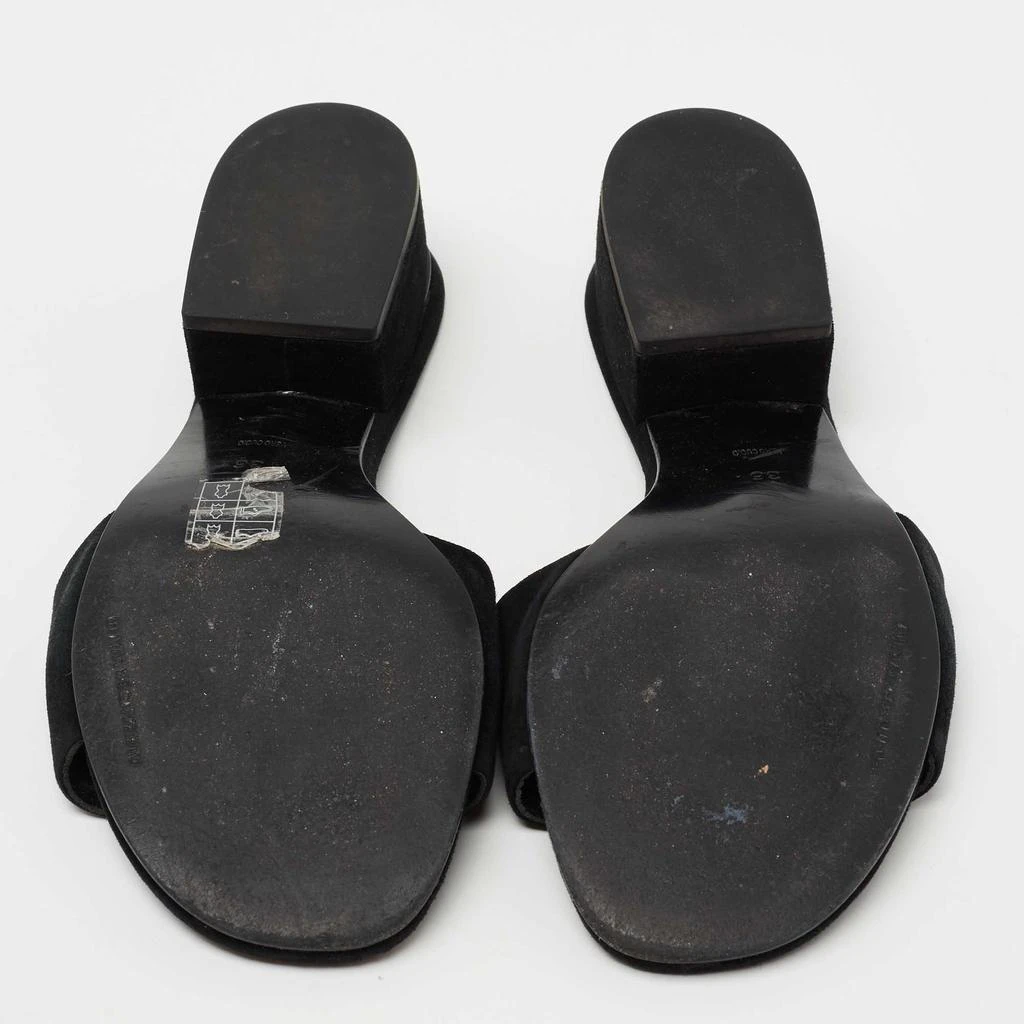 Alexander Wang Black Suede Lou Slide Sandals Size 36 商品