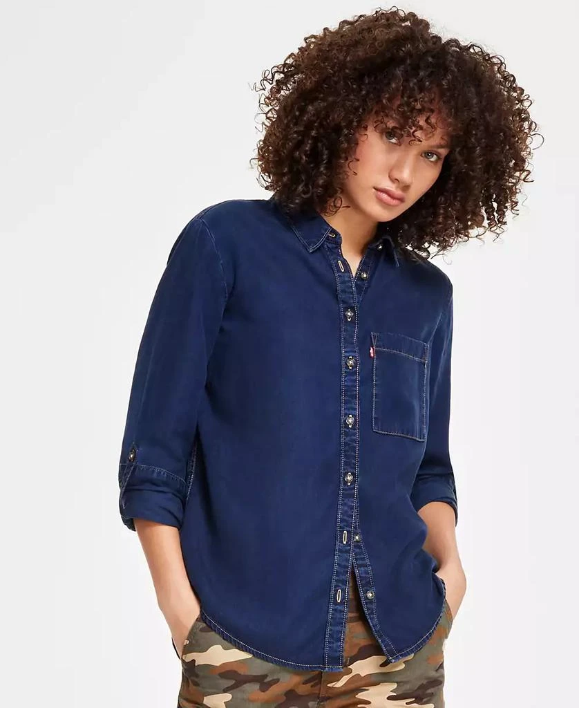 商品Levi's|Women's Darlene Collared Button-Front Shirt,价格¥460,第1张图片