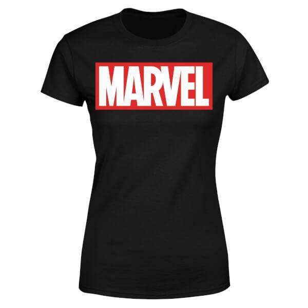 Marvel Logo Women's T-Shirt - Black商品第1张图片规格展示