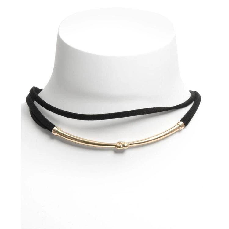 商品Anne Klein|Hardware and Velvet Choker Necklace,价格¥87,第3张图片详细描述