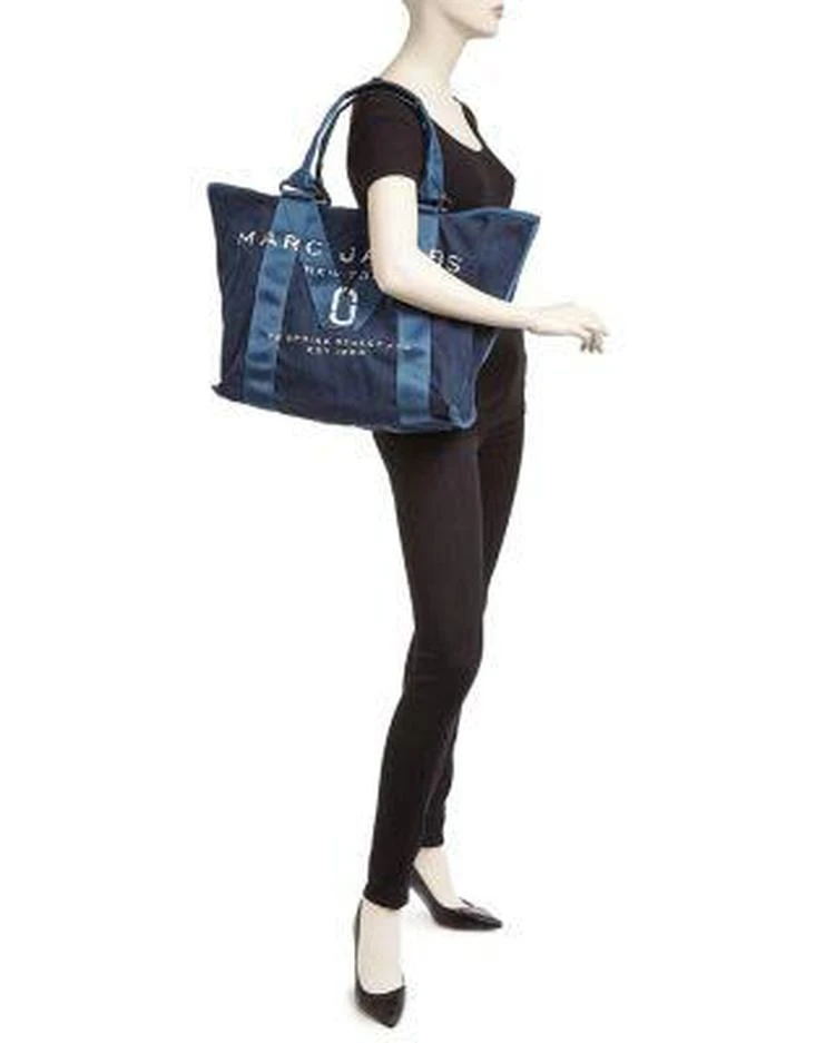 商品Marc Jacobs|Logo 丹宁风纯棉托特包,价格¥1256,第2张图片详细描述