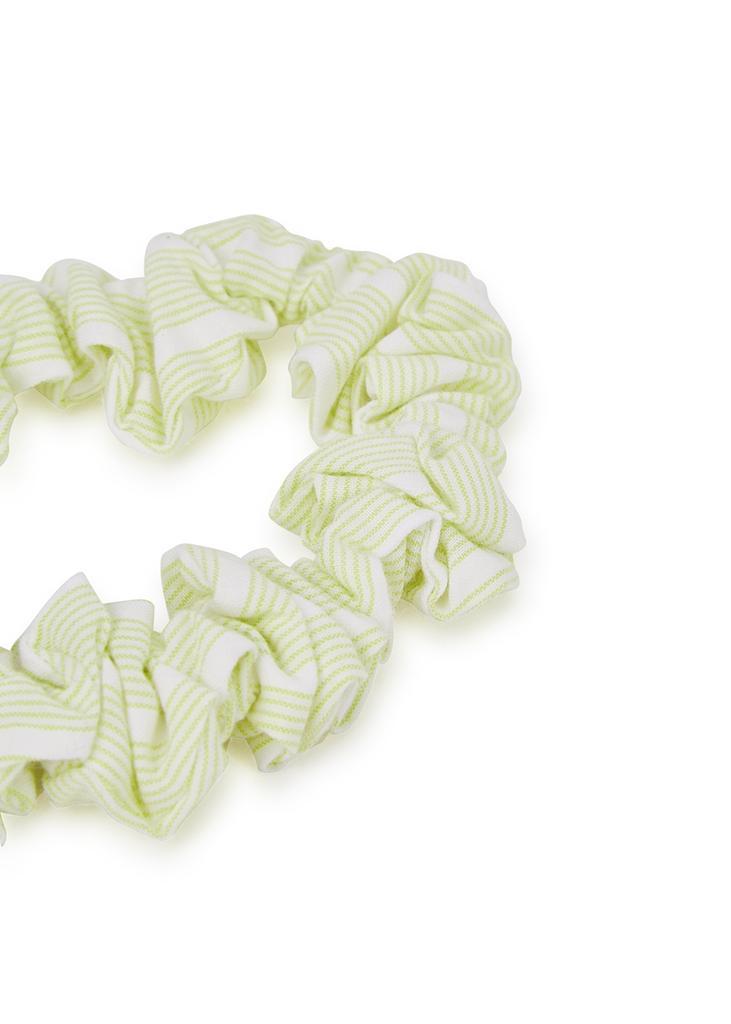 商品Ganni|Yellow striped cotton scrunchie,价格¥185,第4张图片详细描述