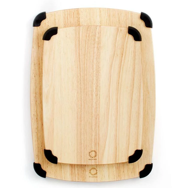 商品Martha Stewart Collection|Set of 2 Rubberwood Grip Cutting Boards, Created for Macy's,价格¥185,第1张图片