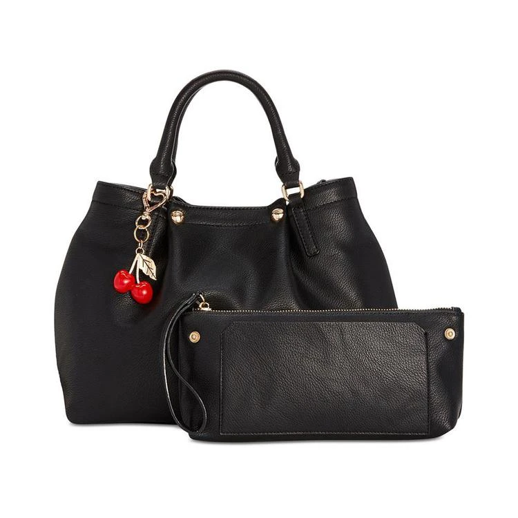 商品Betsey Johnson|Medium Satchel with Decorative Cherry Strap,价格¥480,第4张图片详细描述