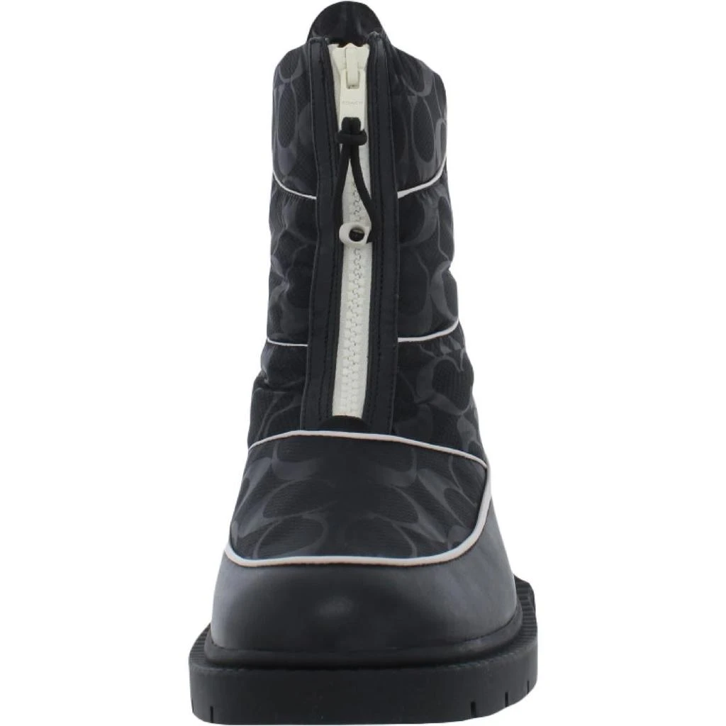商品Coach|Coach Womens Leona Monogram Lug Sole Ankle Boots,价格¥1148,第3张图片详细描述