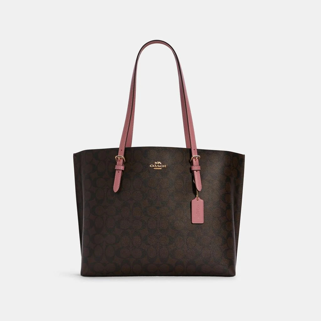 Coach Outlet COACH OUTLET Mollie Tote In Signature Canvas 1