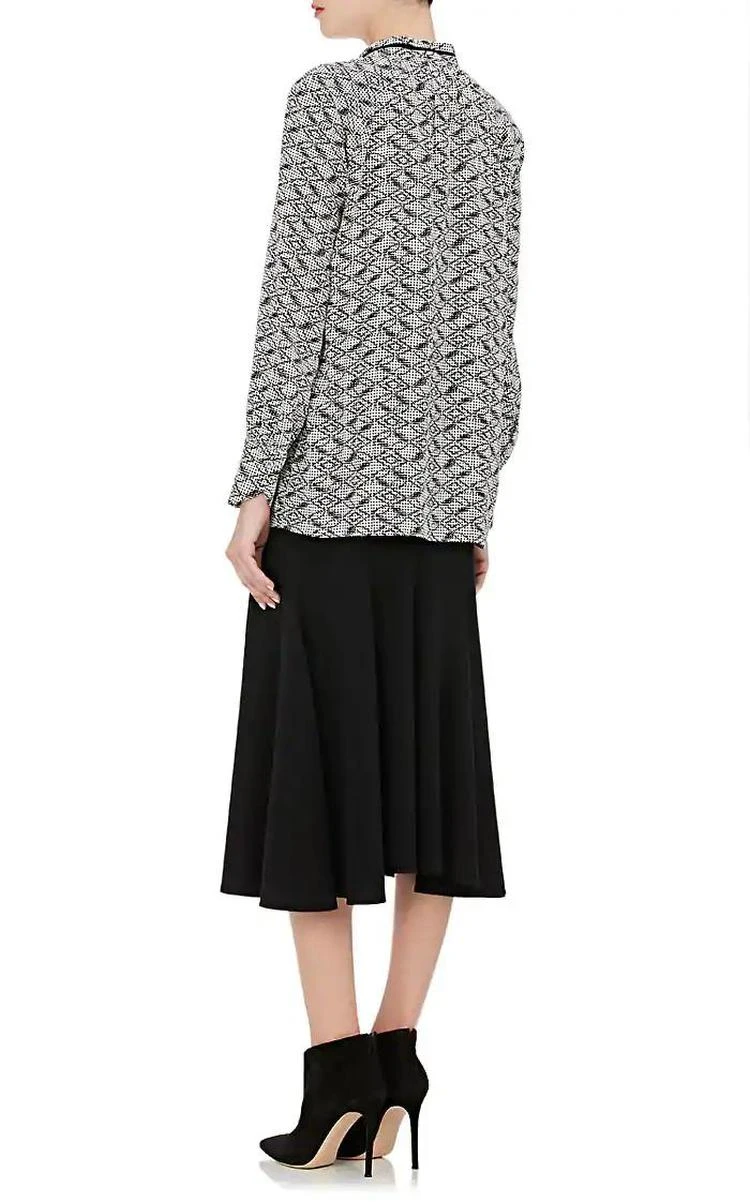 商品Derek Lam|Abstract-Diamond-Print Silk Tunic,价格¥4658,第4张图片详细描述