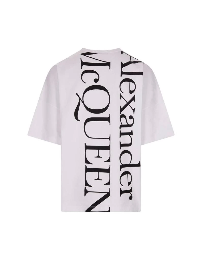 商品Alexander McQueen|ALEXANDER MCQUEEN Oversize Logo T-Shirt In,价格¥2026,第2张图片详细描述