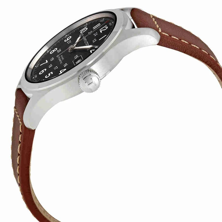 商品Hamilton|Khaki Field Automatic Black Dial Men's Watch H70555533,价格¥3739,第2张图片详细描述