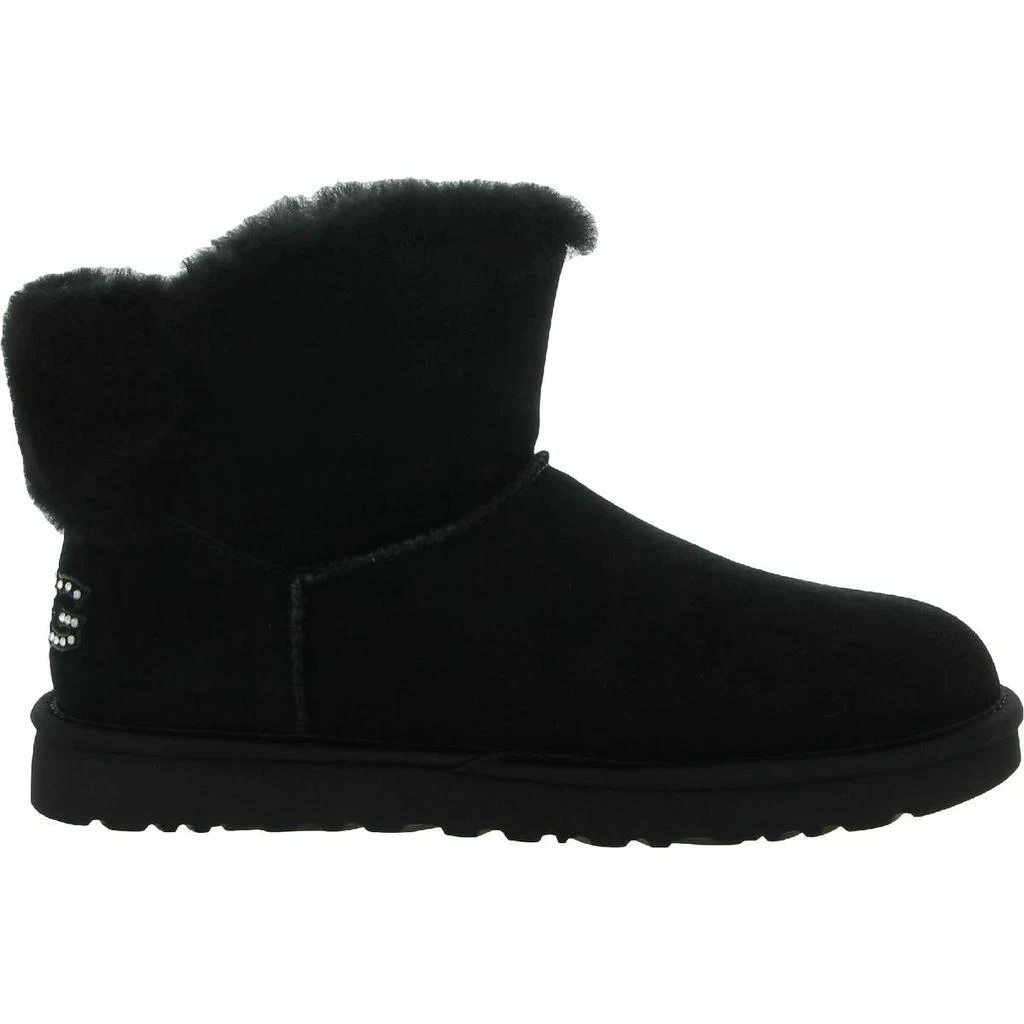 商品UGG|Ugg Womens Classic Bling Mini Suede Pull On Shearling Boots,价格¥543,第2张图片详细描述