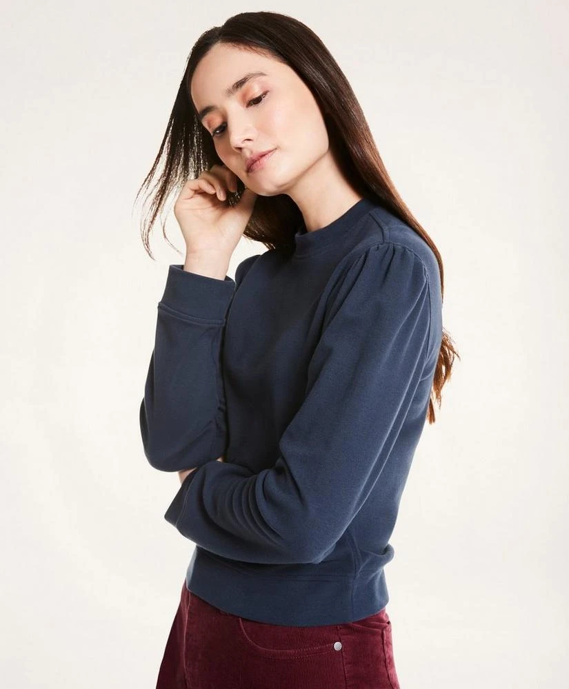 商品Brooks Brothers|Puff Sleeve Cotton Sweatshirt,价格¥247,第2张图片详细描述