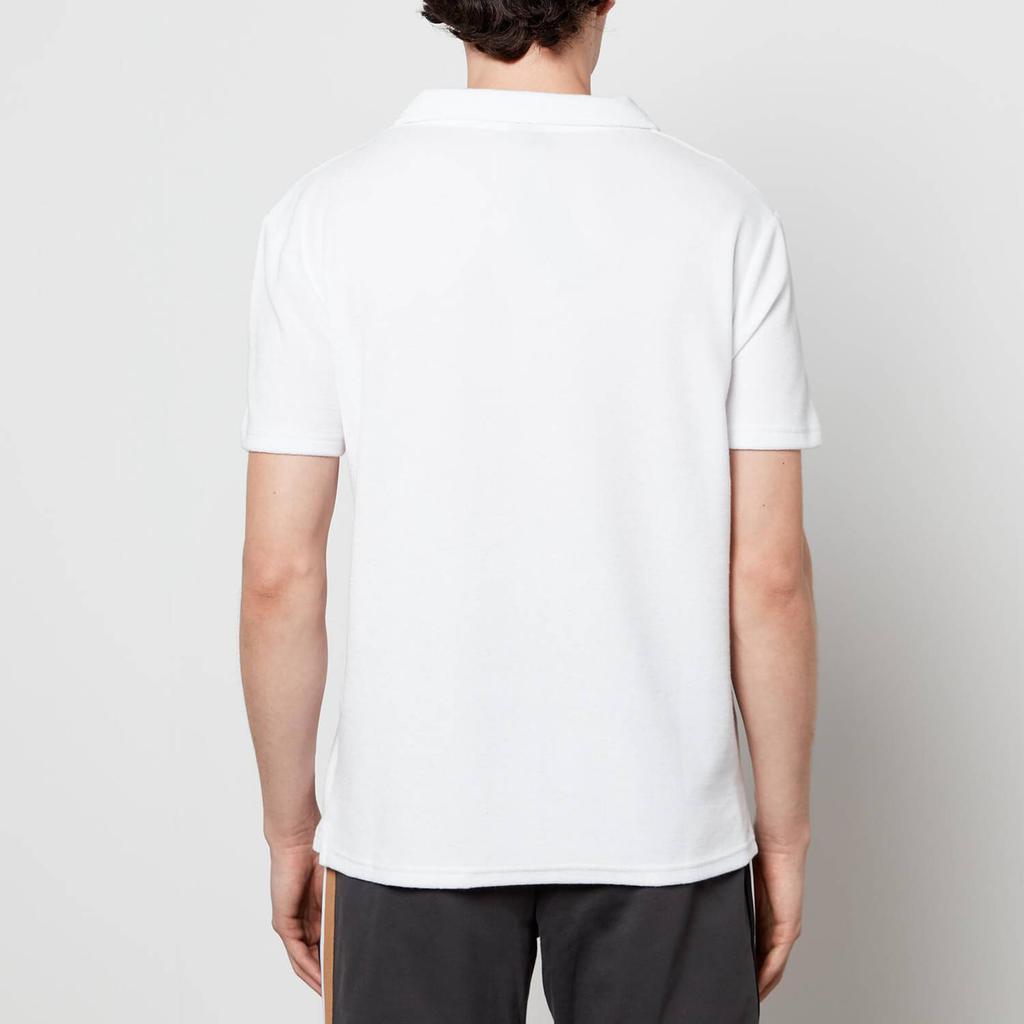 BOSS Bodywear Men's Terry Short Sleeve Shirt - Natural商品第2张图片规格展示