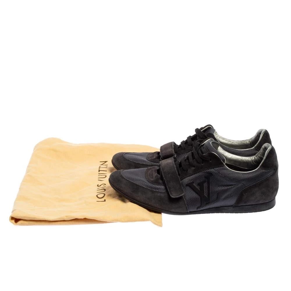 Louis Vuitton Navy Blue  Suede And Fabric Trainers Low Top Sneakers Size 40.5 商品