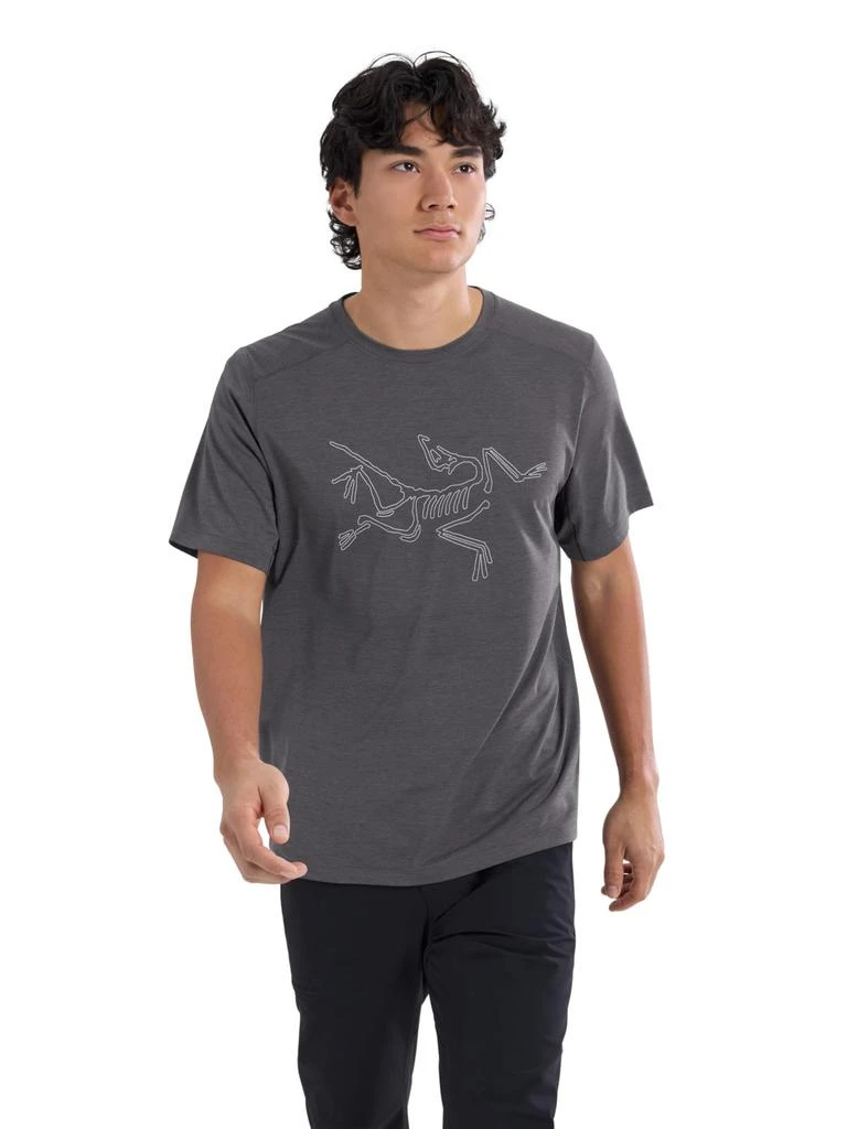 商品Arc'teryx|Arc'teryx Cormac Logo Shirt SS Men's | UPF 40+ Sweat-Wicking Tee for Climbing - Redesign,价格¥585,第1张图片