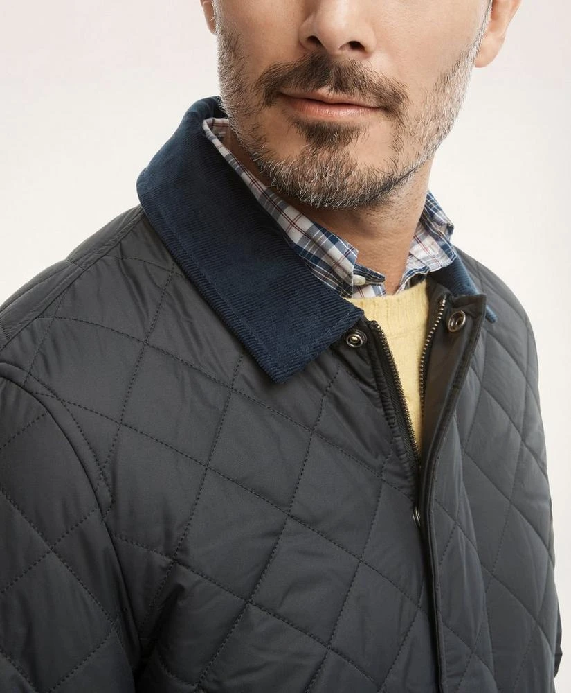 商品Brooks Brothers|Paddock Diamond Quilted Coat,价格¥2478,第4张图片详细描述