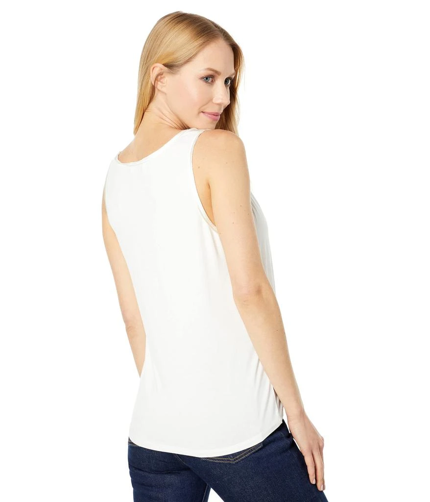 商品1. State|Mixed Media Scoop Neck Tank Top,价格¥355,第2张图片详细描述